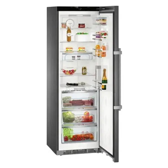 Liebherr 367 Litre Freestanding Refrigerator - Black Steel