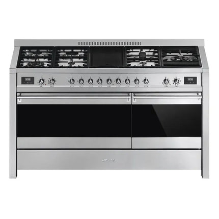 Smeg 150cm Classic Opera Thermoseal Freestanding Cooker - Stainless Steel