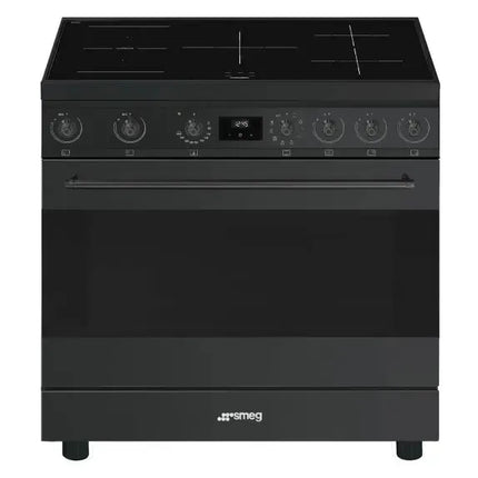 Smeg 90cm 6 Burner Classic Freestanding Cooker - Black