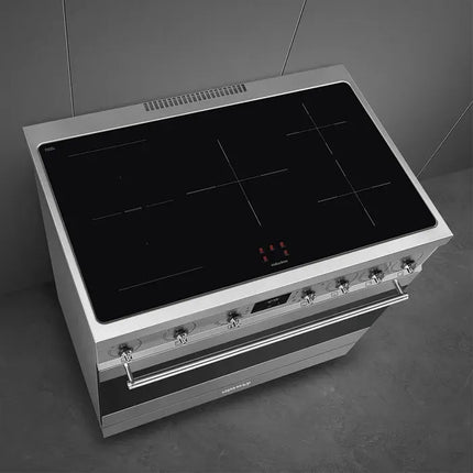 Smeg 90cm Freestanding Cooker with Induction Hob - Stainless Steel