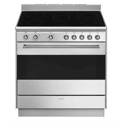 Smeg 90cm Classic Freestanding Ceramic Cooker - Stainless Steel