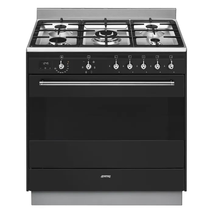 Smeg 90 cm Classic Multi-Fuel Upright Stove Anthracite