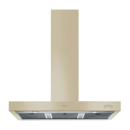 Smeg 110cm Victoria T-Shaped Rangehood - Panna Cream