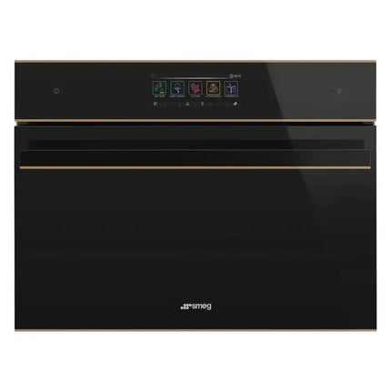 Smeg 45cm Dolce Stil Novo Combination Oven - Black