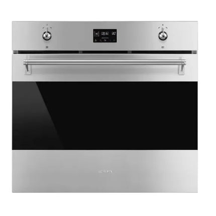 Smeg 76cm Classic Pyrolytic Steam Oven With Probe - Stainless Steel