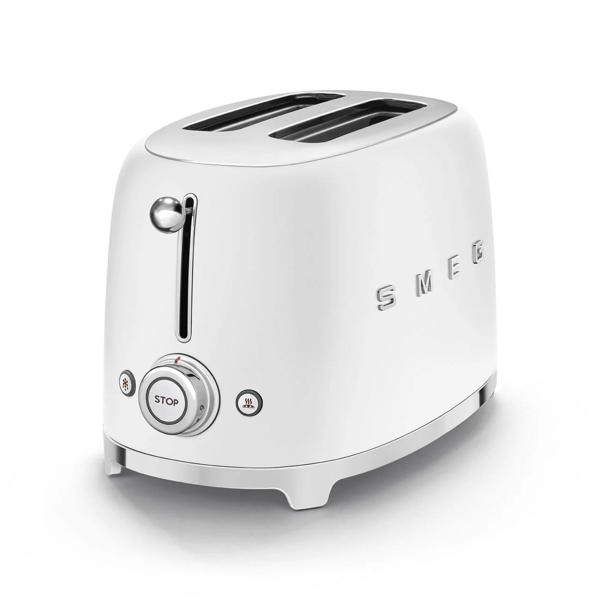 Smeg 50's Style 2 slice Toaster TSF01WHMAU - Matte White