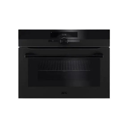 AEG 45cm CombiQuick Built-In Microwave Oven - Matte Black