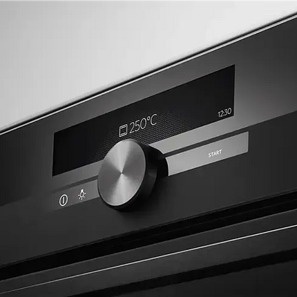 AEG 45cm SteamPro Compact Oven - Matte Black