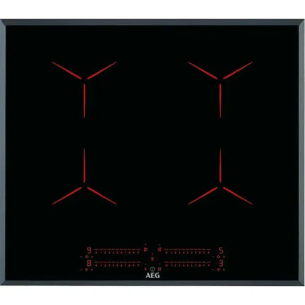 AEG 60cm 4 Zone Induction Cooktop - Pure Black