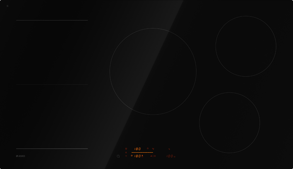 Asko 90cm Induction Cooktop - Series 5 - Black - HI5952FBG1