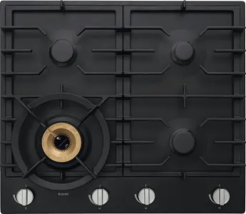 Falcon premium European glass black upright 1100mm induction cooker with sleek design