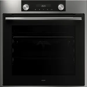Falcon premium European glass black upright 1100mm induction cooker with sleek design