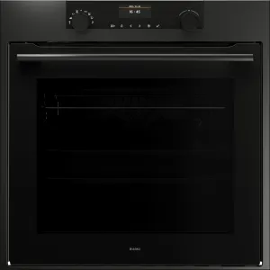 Falcon premium European glass black upright 1100mm induction cooker with sleek design