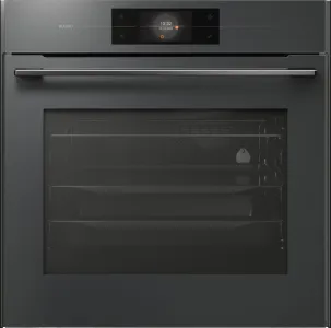 Falcon premium European glass black upright 1100mm induction cooker with digital display and sleek handle