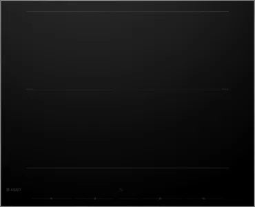 Falcon premium European glass black upright 1100mm induction cooker with sleek design