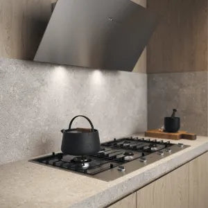 Falcon premium European glass black upright 1100mm induction cooker in modern kitchen