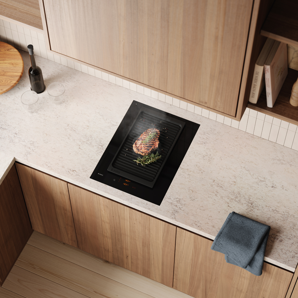Asko 38cm Induction Cooktop - Series 5 - Black - HI5320FBG1