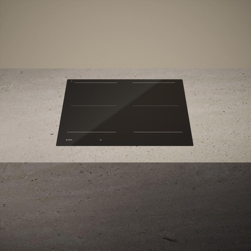 Asko 60cm Induction Cooktop - Series 5 - Black - HI5643FBG1