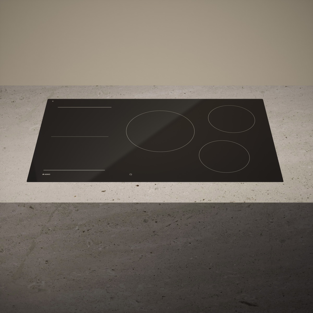Asko 90cm Induction Cooktop - Series 5 - Black - HI5952FBG1