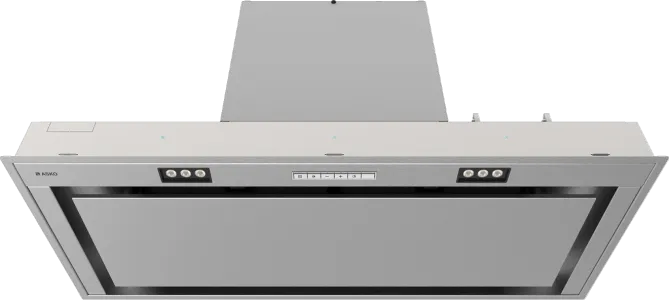 Falcon premium European glass black upright 1100mm induction cooker with sleek design
