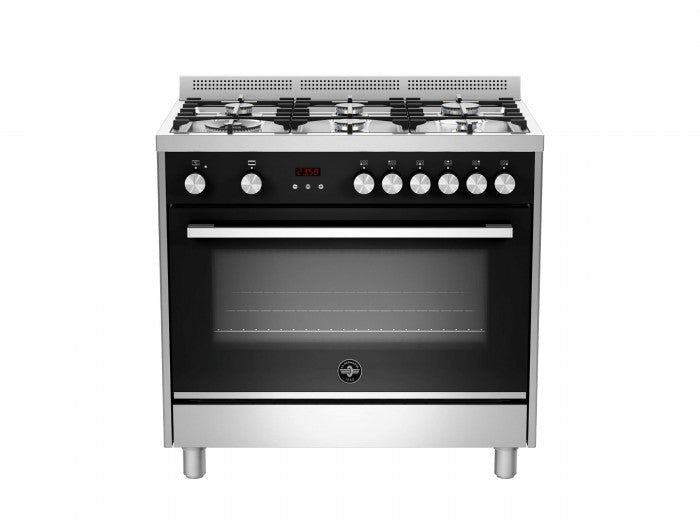 La Germania 90cm Duel Fuel Upright Cooker - TUS96C61LBX *Ex-Display*