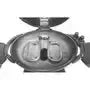 Stainless steel kitchen sink with dual basins and modern faucet design
