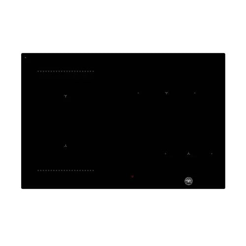 Falcon premium European glass black upright 1100mm induction cooker with sleek design