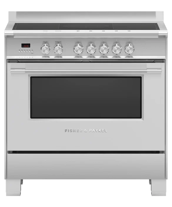 Fisher & Paykel 1100mm induction cooker with European glass design and stainless steel finish