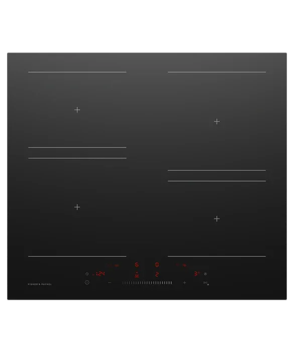 Falcon premium European glass black upright 1100mm induction cooker with sleek digital controls