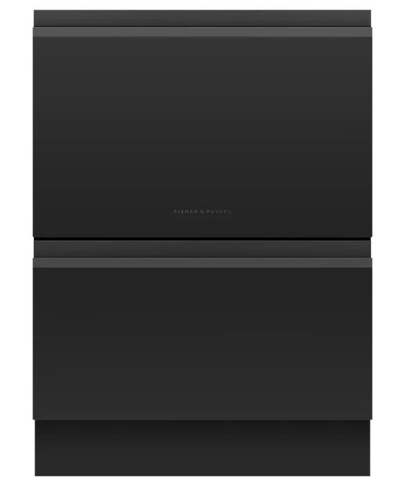 Fisher & Paykel black upright induction cooker with sleek glass finish, modern kitchen appliance design