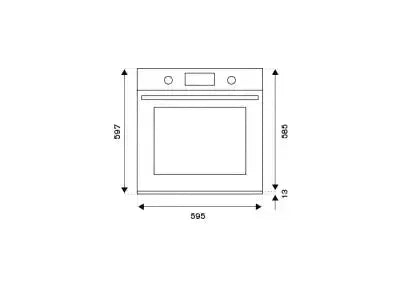 La Germania 60cm built-in oven 9 functions - F609LAGEKGN