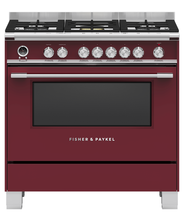 Fisher & Paykel 90cm Series 9 Classic Duel Fuel Pyrolytic Upright Cooker - OR90SCG6