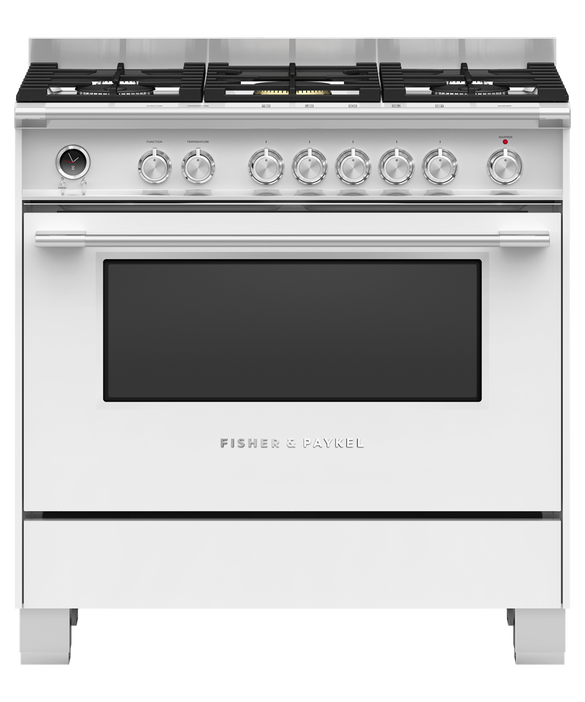 Fisher & Paykel 90cm Series 9 Classic Duel Fuel Pyrolytic Upright Cooker - OR90SCG6