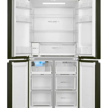 Haier 507L 600 Series Quad Door Refrigerator Freezer Ice & Water