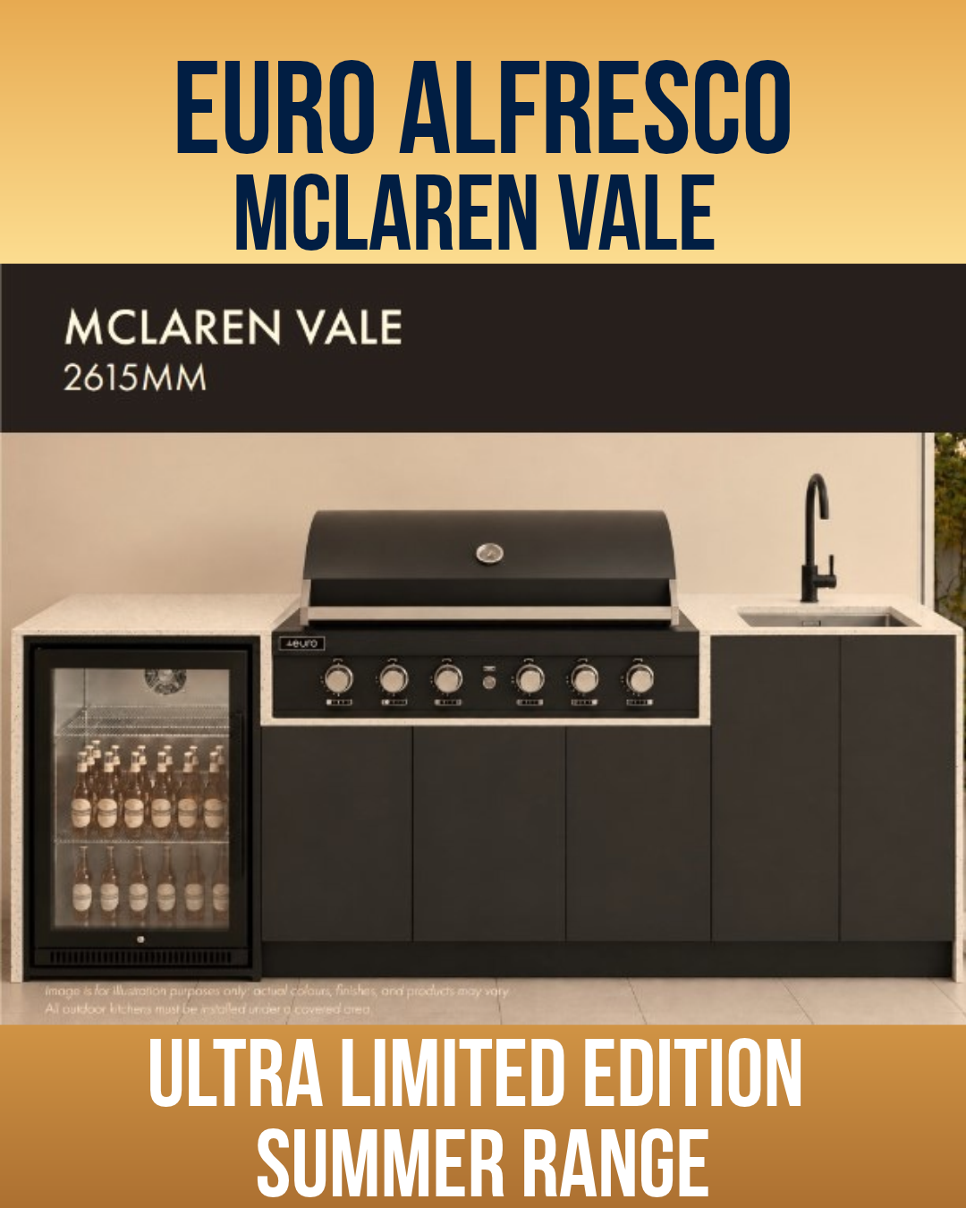promotional image for euro alfresco mclaren vale outdoor kitchen