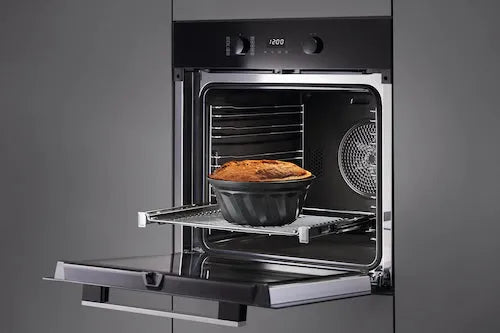 Falcon premium European glass black upright 1100mm induction cooker with baked dish inside