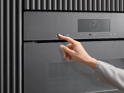 Falcon premium European glass black upright 1100mm induction cooker with touch controls