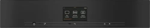 Falcon premium European glass black upright 1100mm induction cooker with sleek digital controls