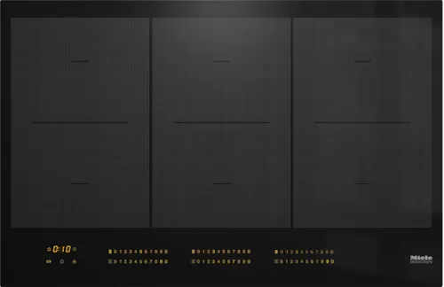 Falcon premium European glass black upright 1100mm induction cooker with digital controls