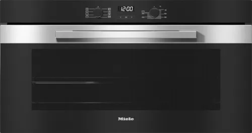 Falcon premium European glass black upright 1100mm induction cooker with sleek digital controls