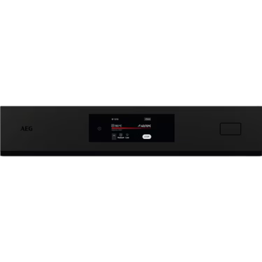 AEG 60cm Steam Oven Matte Black NBB8S731AT 4.3" touch display close up