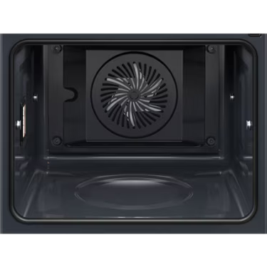 AEG 60cm Steam Oven Matte Black NBB8S731AT large internal cavity.