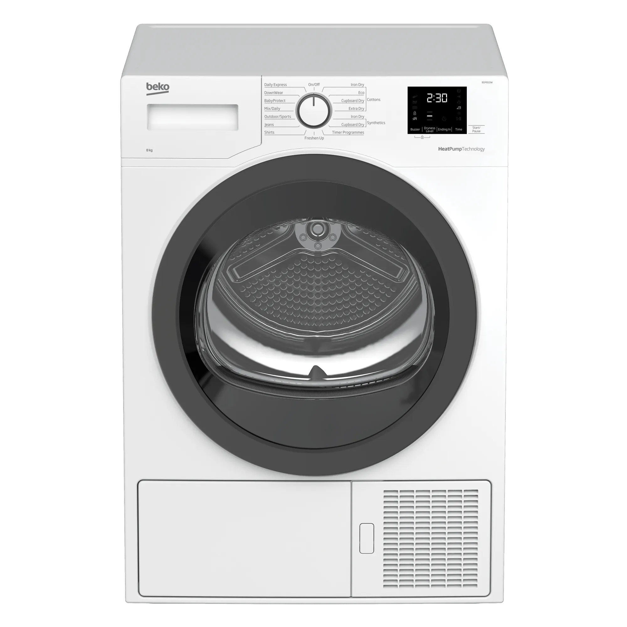 Beko 8kg Heat Pump Dryer - BDP810W