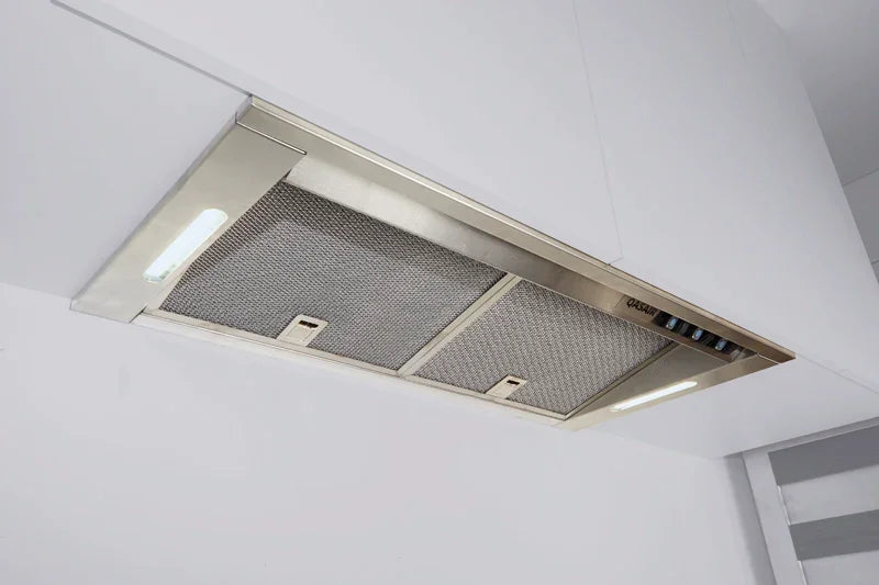 Qasair Eaton 90cm Undermount Rangehood ETN 900L-2 stainless steel undercupboard kitchen hood