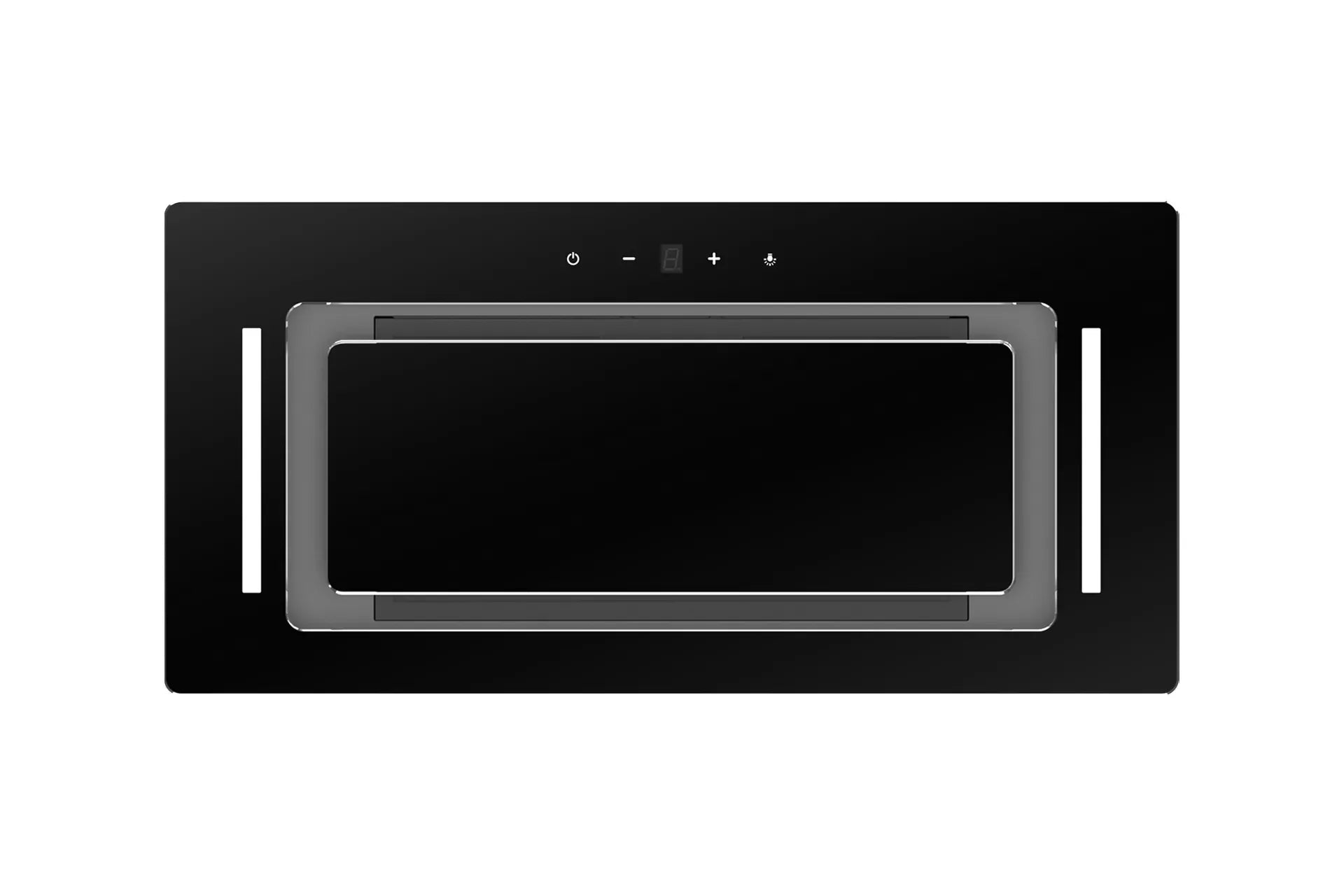 Schweigen 60cm Undermount Rangehood Black Glass Non-Silent BGUM-6B underneath view