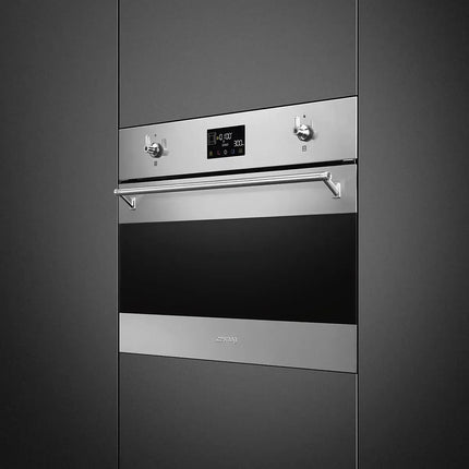 Smeg 45cm Compact Classic Speed Oven - Stainless Steel