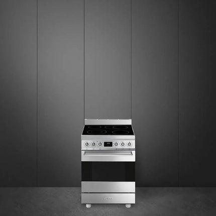 Smeg 60cm Classic Ceramic Freestanding Cooker - Stainless Steel