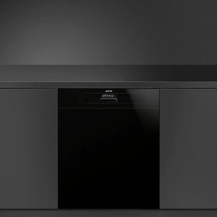 Smeg 60cm Diamond Underbench Dishwasher - Black