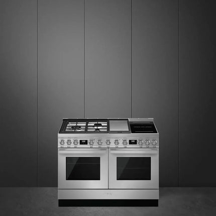 Smeg 120cm Portofino Multifunction Cooker - Stainless Steel