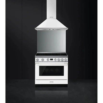 Smeg 90cm Portofino Induction Cooker - White